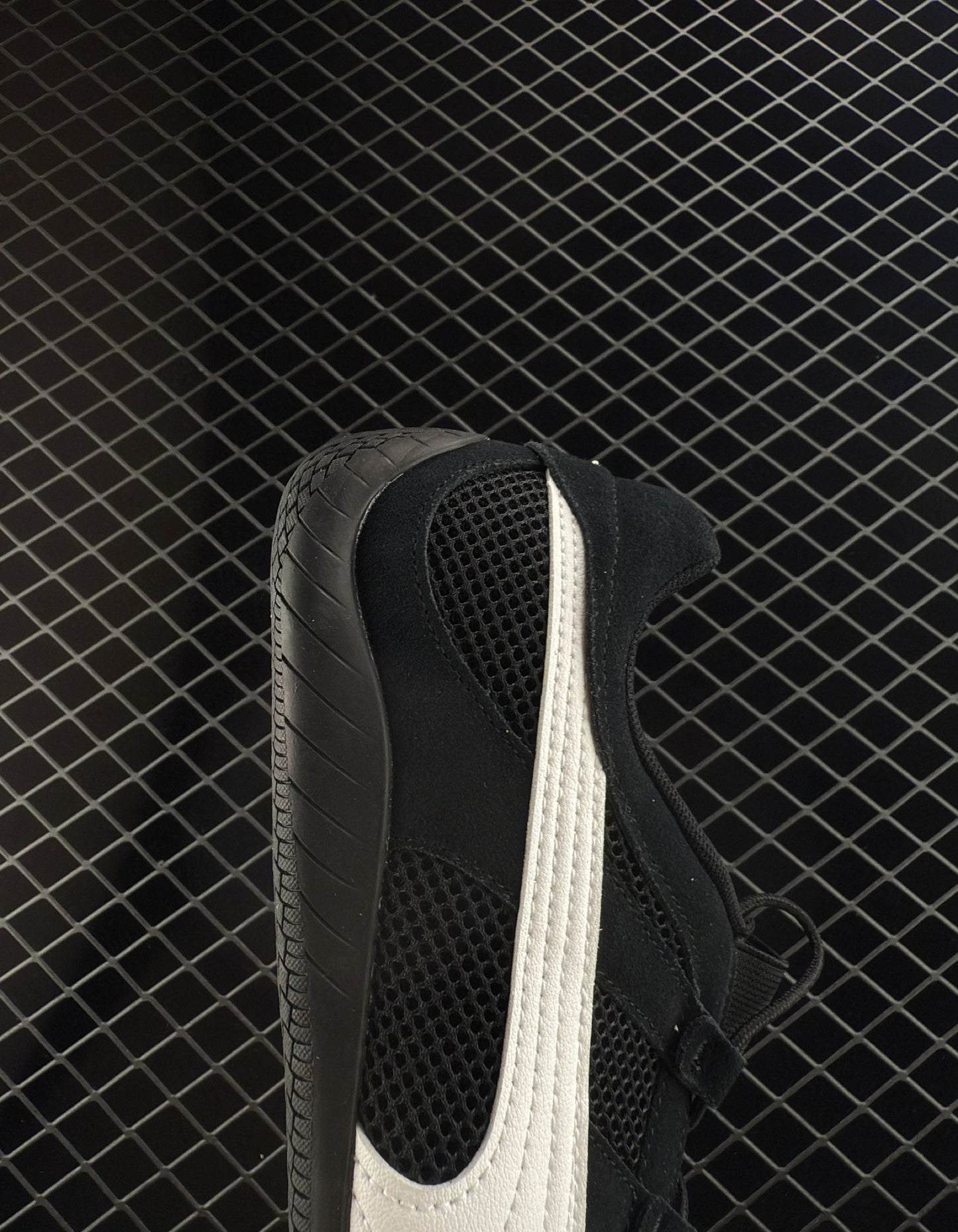 Puma Low Top Black And White Ballet Flats