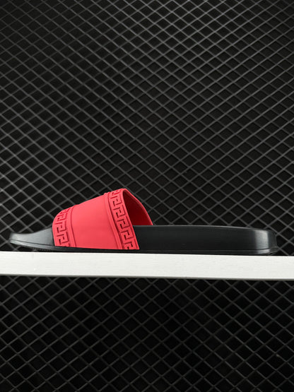 Versace Open-Toe Casual Slippers Graffiti Limited Edition Beach Shoes