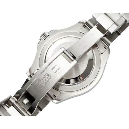 Rolex 116622 Yacht Master 40mm Steel White Gold Blue Dial Watch