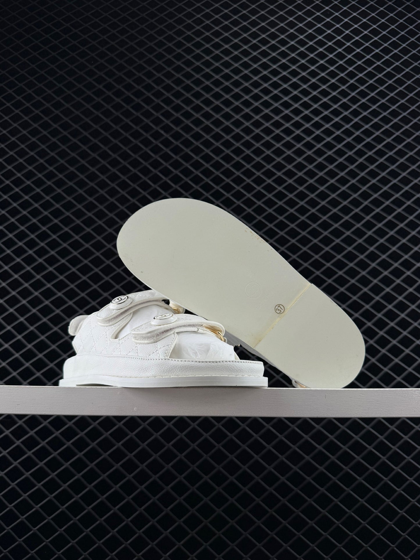 Chanel Velcro Flat Casual Sandals