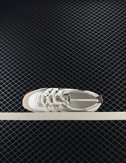 Louis Vuitton sheepskin round toe lace-up ballet style women's low-top casual shoes