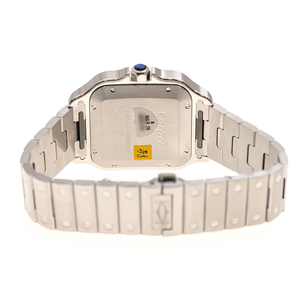 Cartier Santos Brown Sunburst Dial Watch WSSA0064