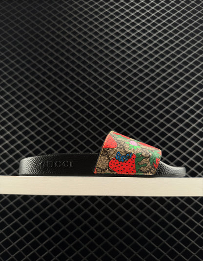 Gucci New Black Bottom Slippers