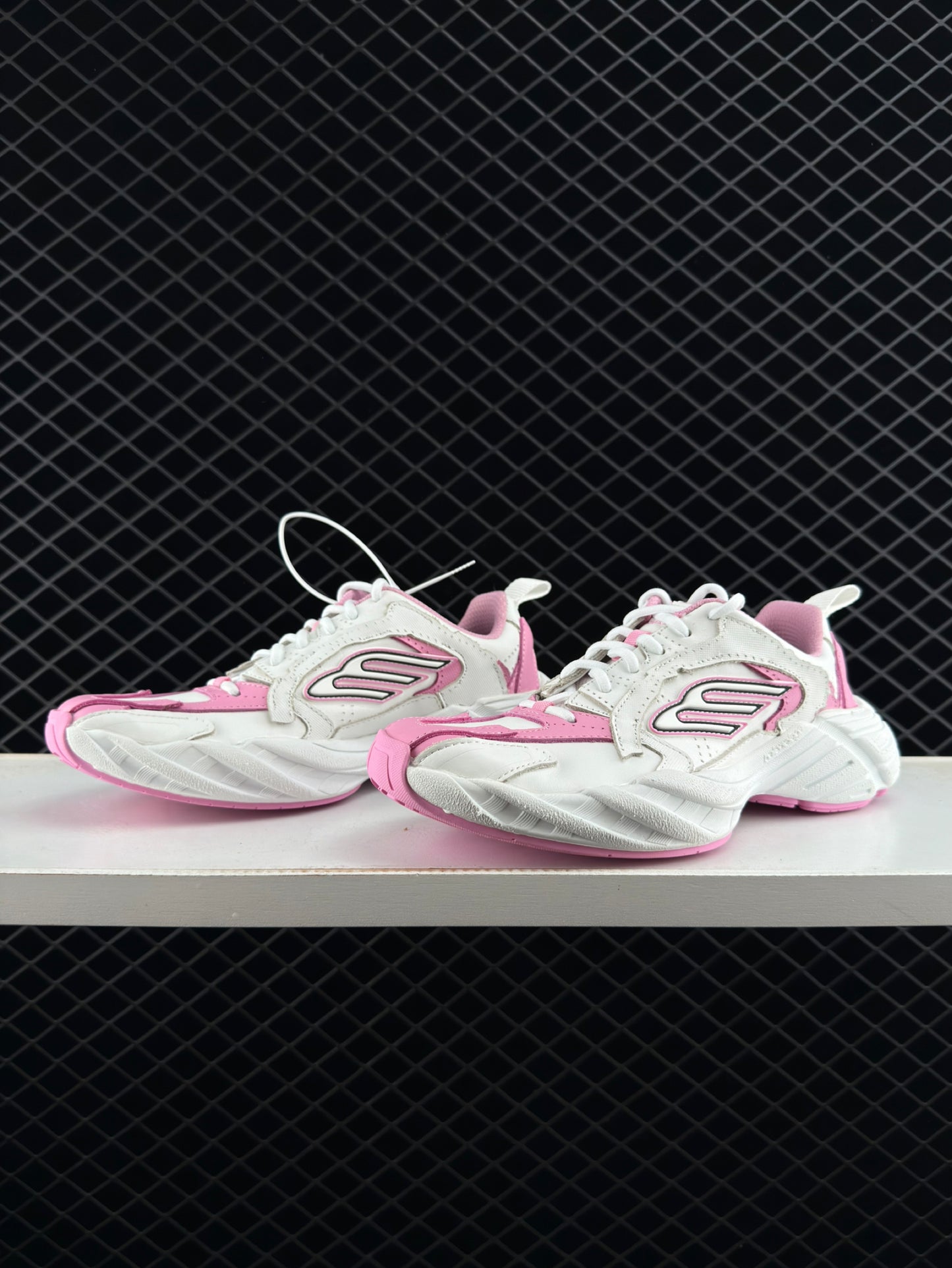 Balenciaga Mesh Low Top Retro Clunky Sneakers