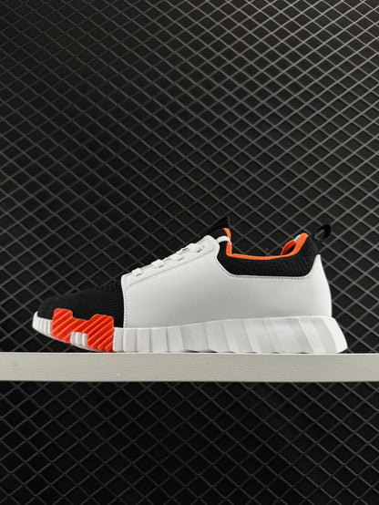 Hermes Bouncing Mesh Lace-up Round Toed Low-Top Life Casual Shoes