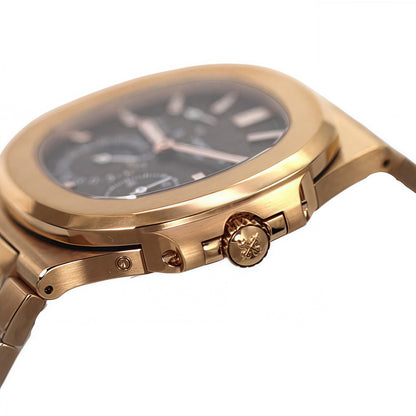 Patek Philippe Nautilus Annual Calendar Rose Gold Brown Dial 5712/1R-001