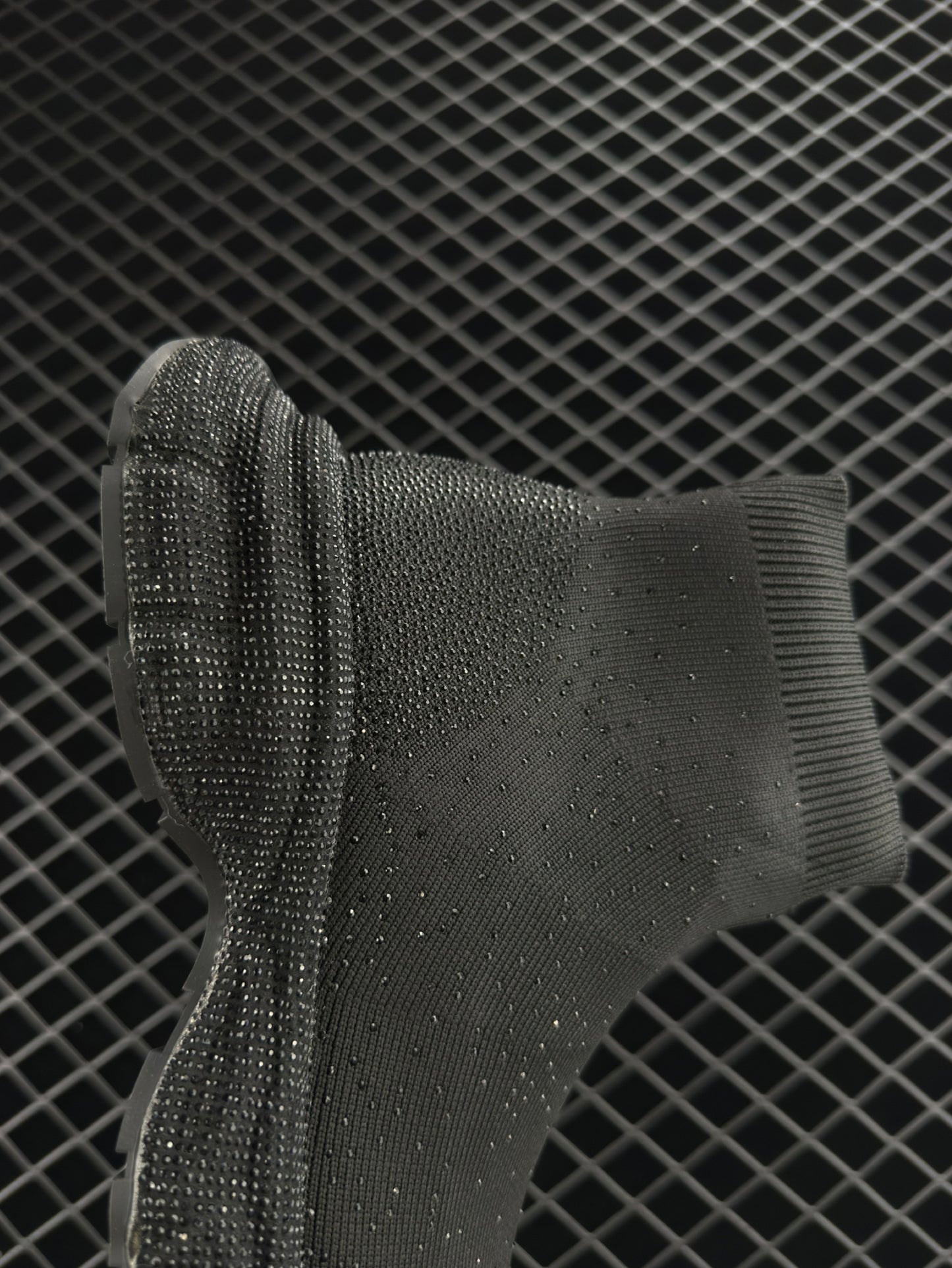 Balenciaga 3XL Black High Top Unisex Clunky Shoes