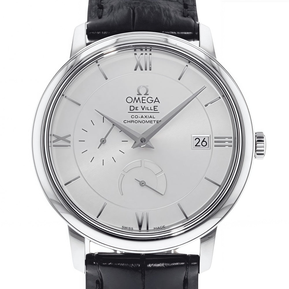 Omega De Ville Prestage Ref.424.13.40 Cal.2500 Date Box SS Automatic Mens Watch
