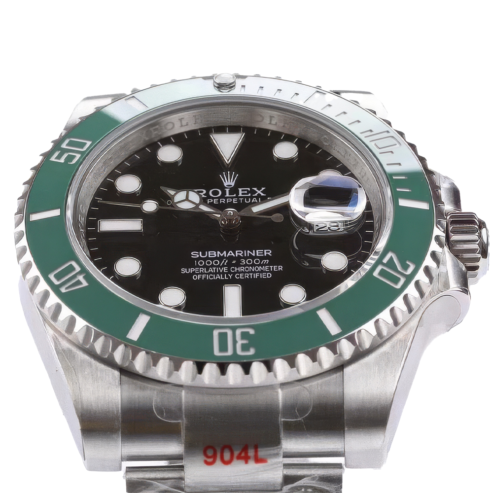 Rolex Submariner Kermit 126610LV Date Steel 41mm Green Ceramic Bezel Green Water Ghost Watch