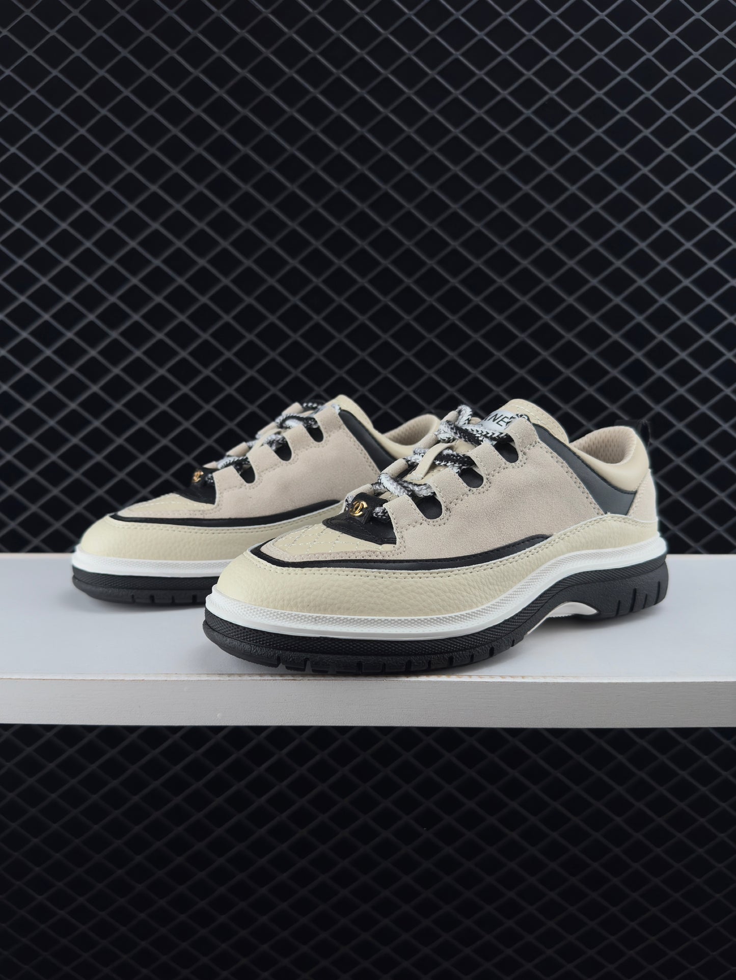 Chanel Low Top Lace-up Flat Life Casual Shoes