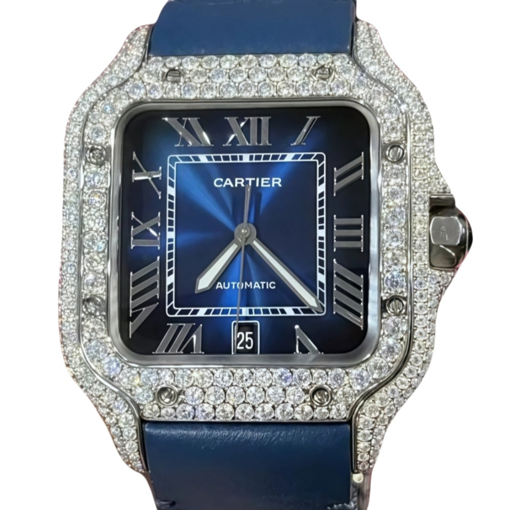 Cartier Santos W4SA0006 Diamond Watch