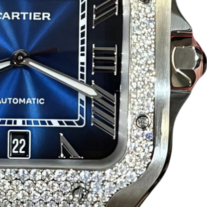 Cartier Santos W4SA0006 Diamond Watch