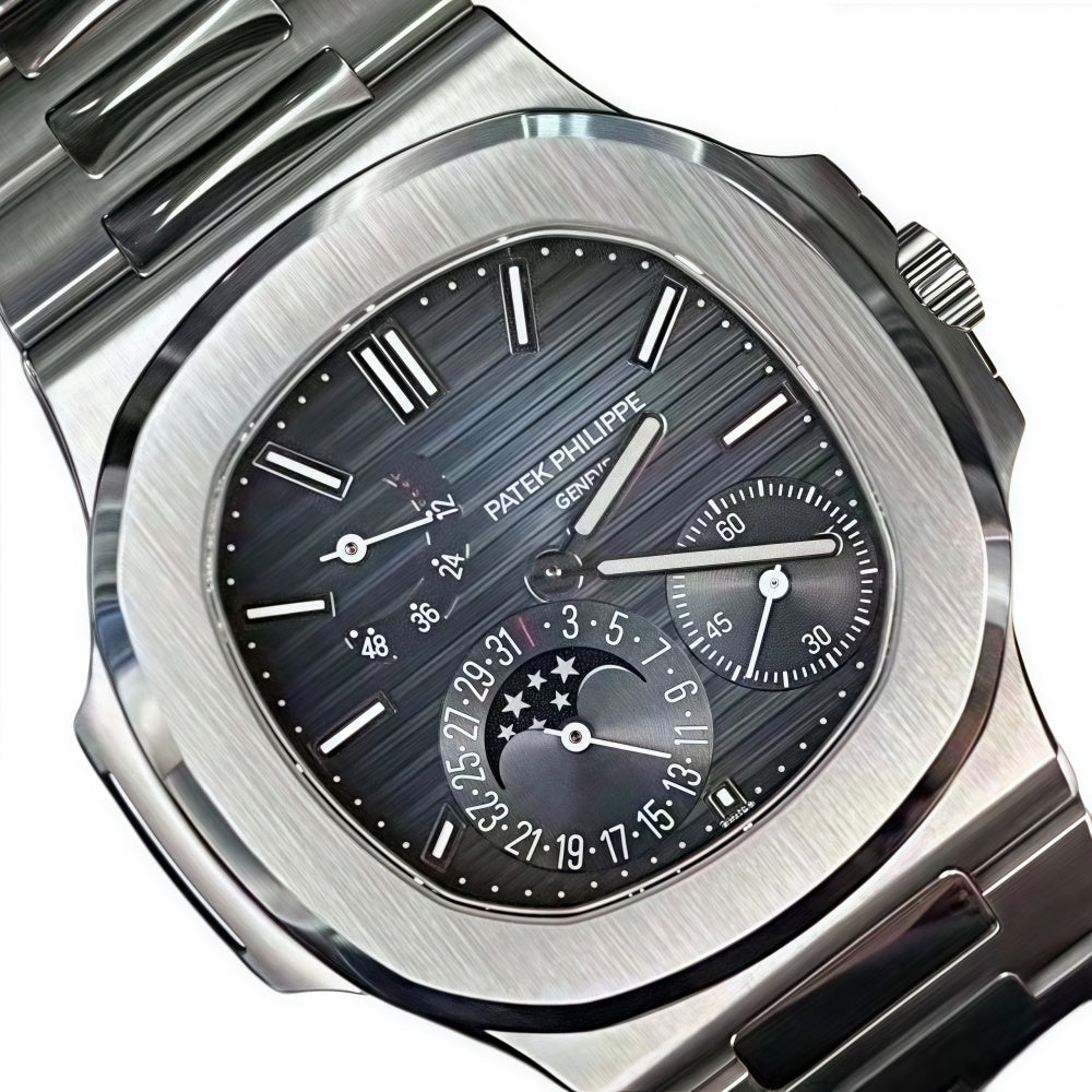 Patek Philippe Nautilus 5712 Blue Dial Moonphase 5712/1A-001 Geneva Seal Watch