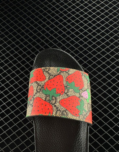 Gucci New Black Bottom Slippers