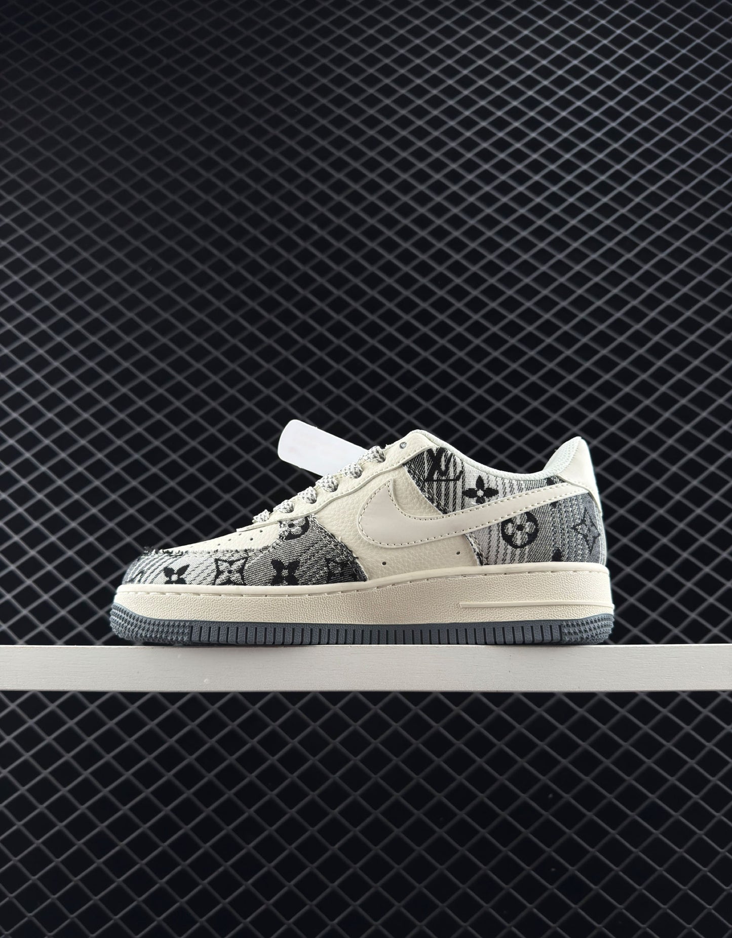 Louis Vuitton Black And White Denim Starry Sky Sneakers