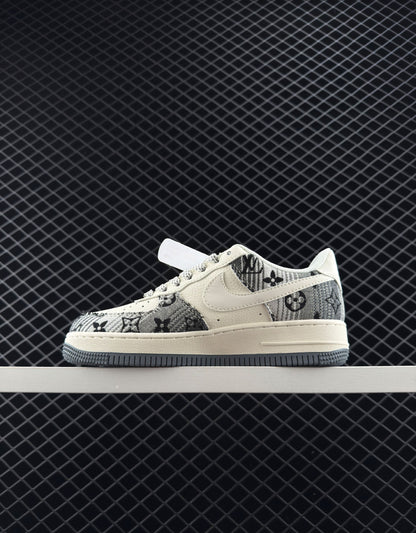 Louis Vuitton Black And White Denim Starry Sky Sneakers