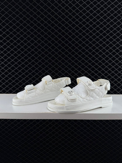 Chanel Velcro Flat Casual Sandals