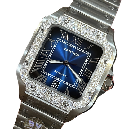 Cartier Santos W4SA0006 Diamond Watch