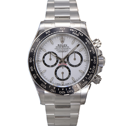 Rolex Daytona 116500 Stainless Steel Ceramic Bezel White Dial "Panda" Watch
