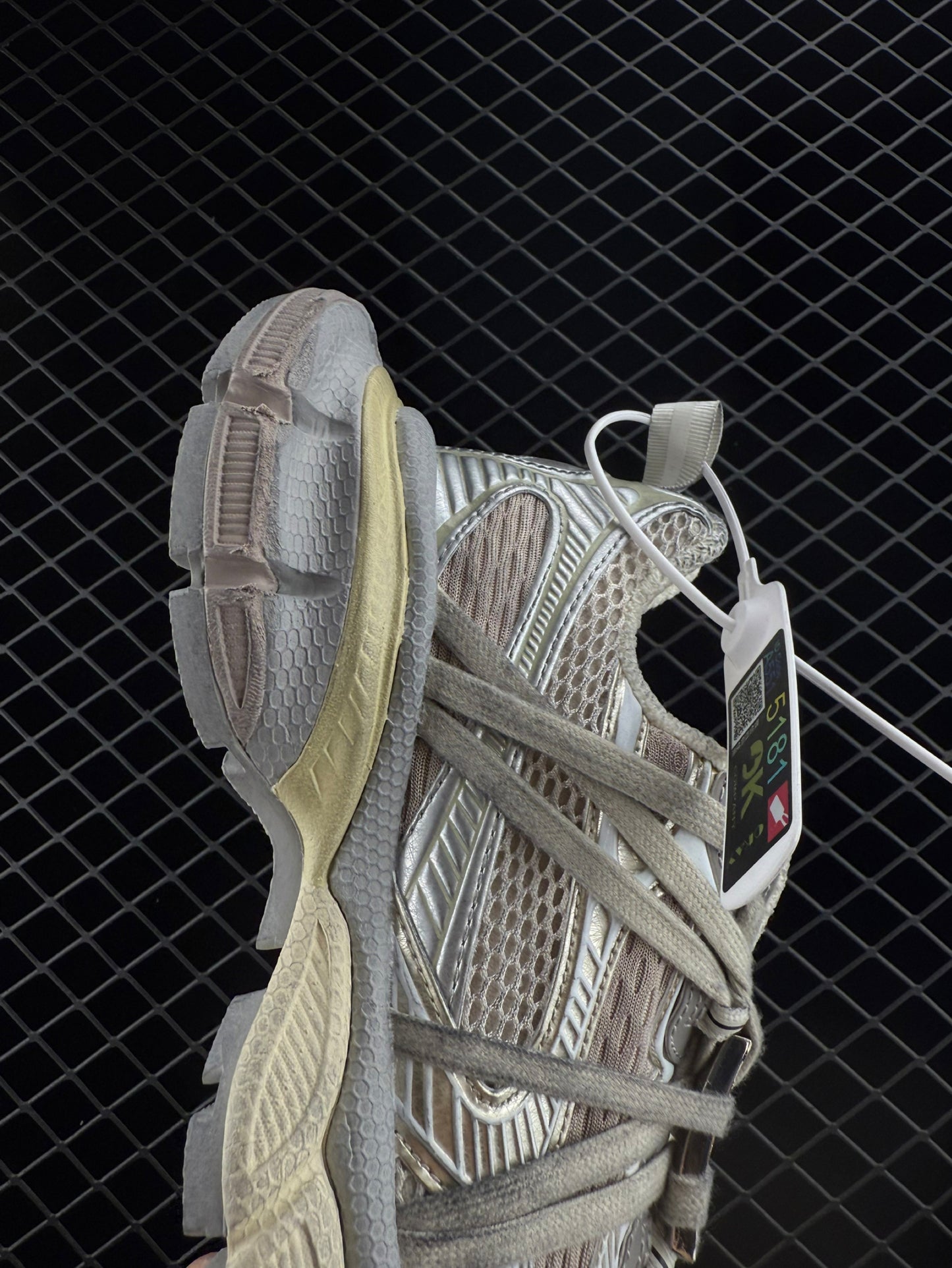 Balenciaga 3XL Extreme Lace Sneakers 3+ Low-Top Retro Trend Versatile Casual Jogging Running Shoes