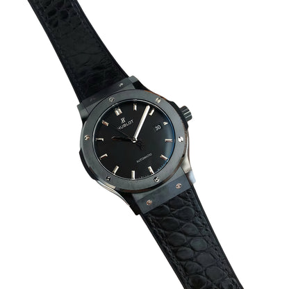 Hublot Classic Fusion Black Magic Wrist Watch