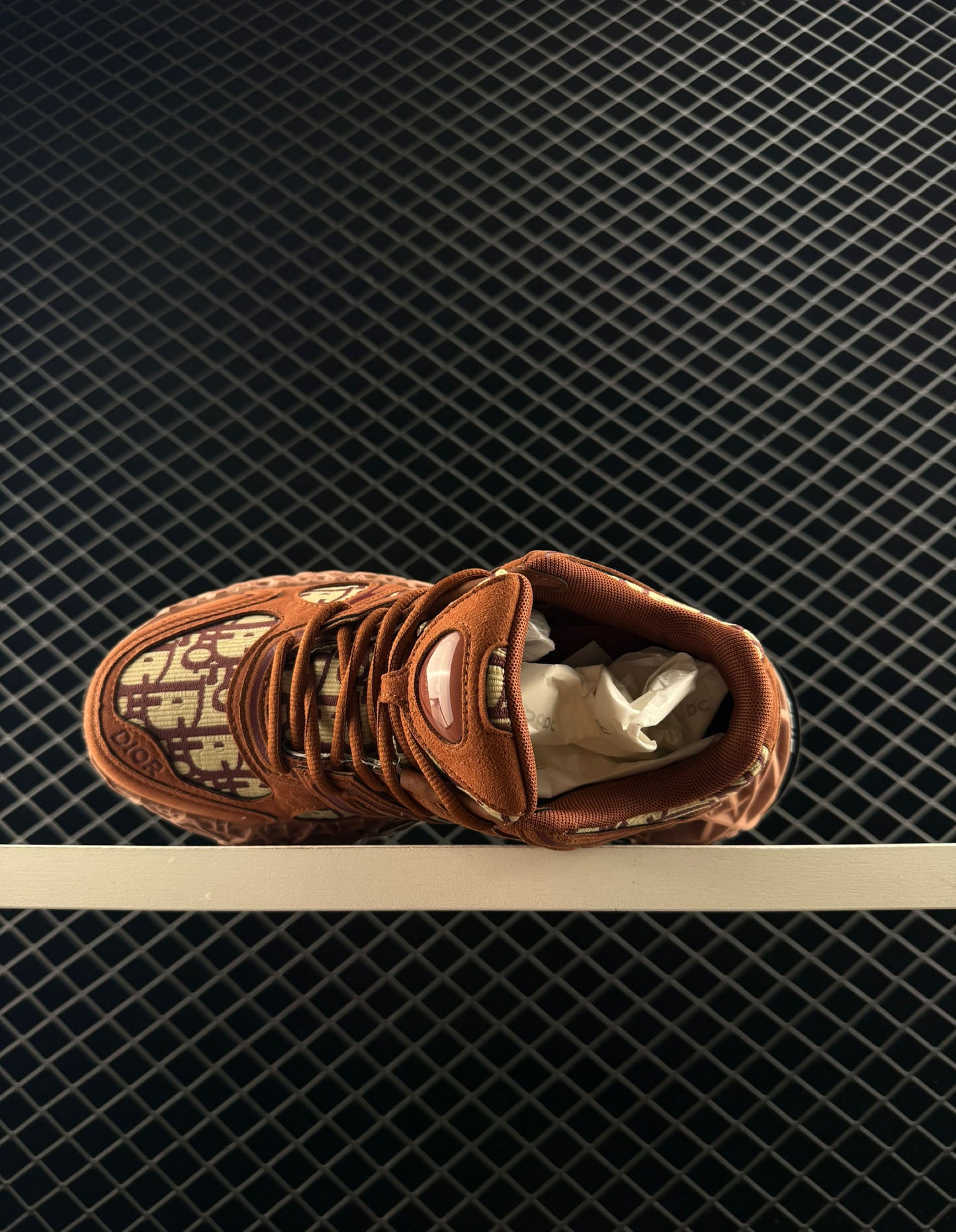 Dior Round Toe Lace-up Low-top Lifestyle Shoes