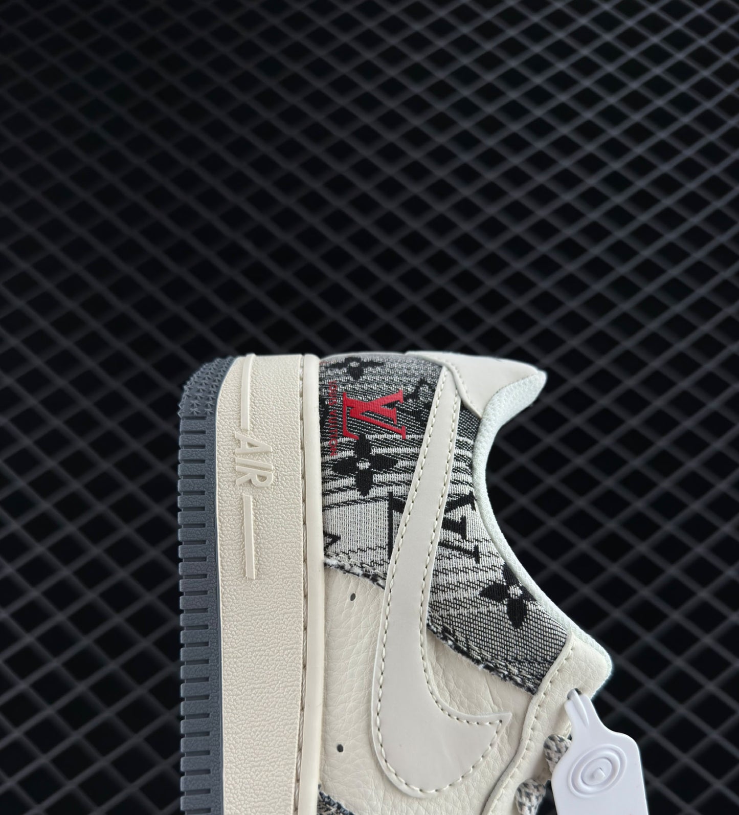 Louis Vuitton Black And White Denim Starry Sky Sneakers