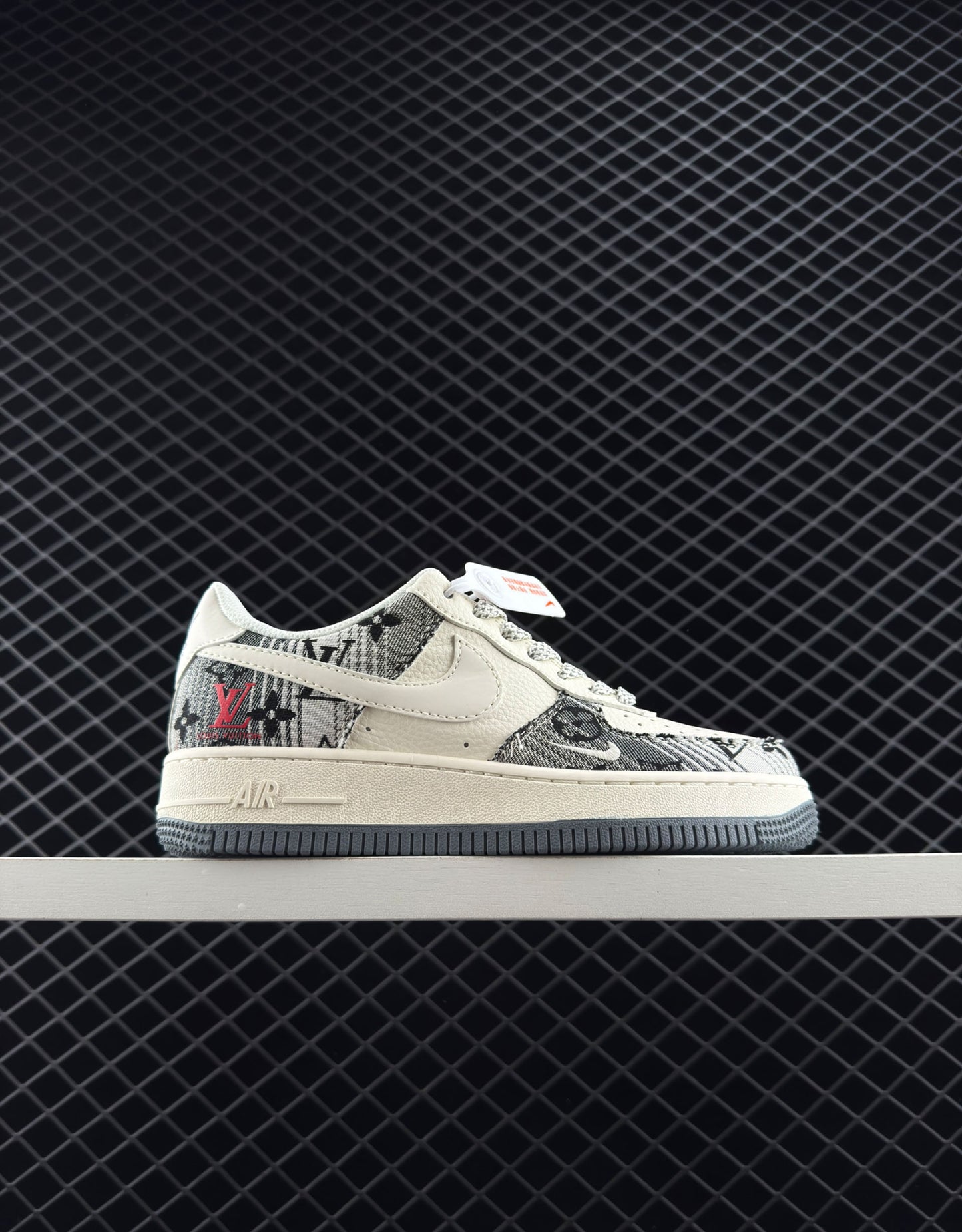 Louis Vuitton Black And White Denim Starry Sky Sneakers