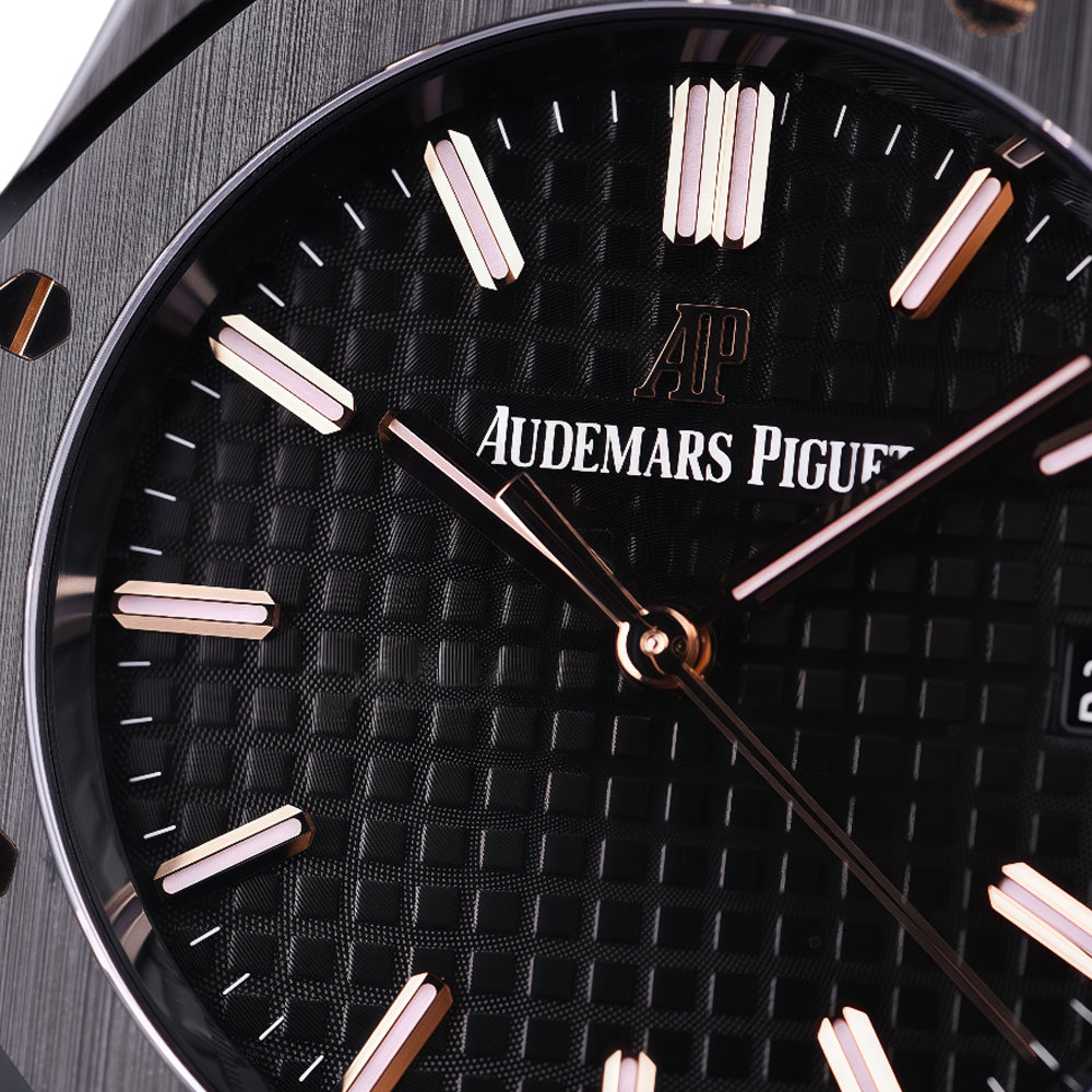 Audemars Piguet Royal Oak Self Winding 34mm Black Wrist Watch