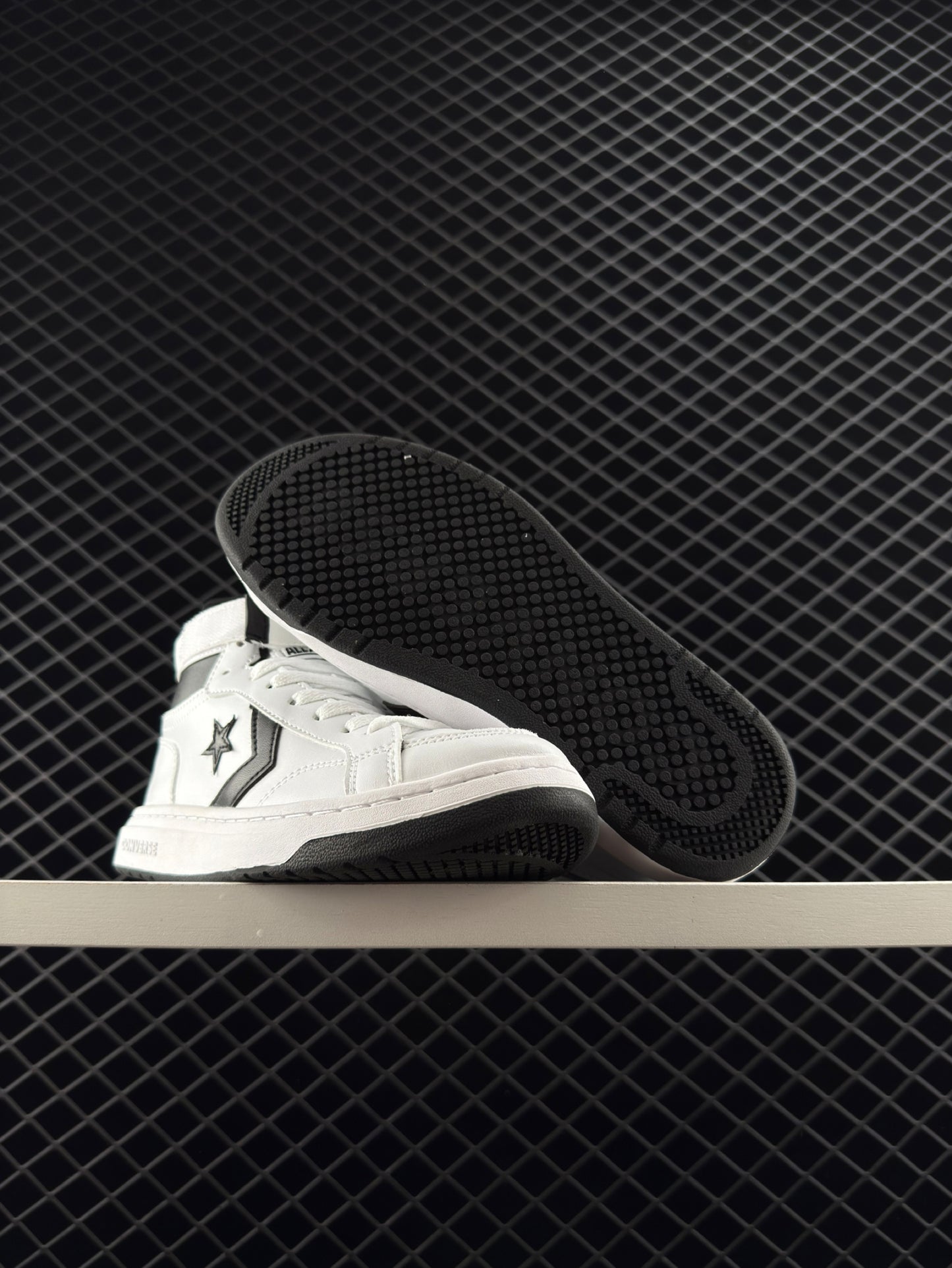 Converse Retro High Top Black and White Basketball Shoes