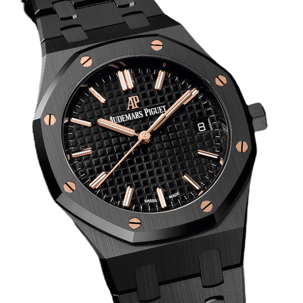 Audemars Piguet Royal Oak Self Winding 34mm Black Wrist Watch