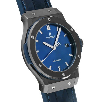 Hublot Classic Fusion Blue Wrist Watch