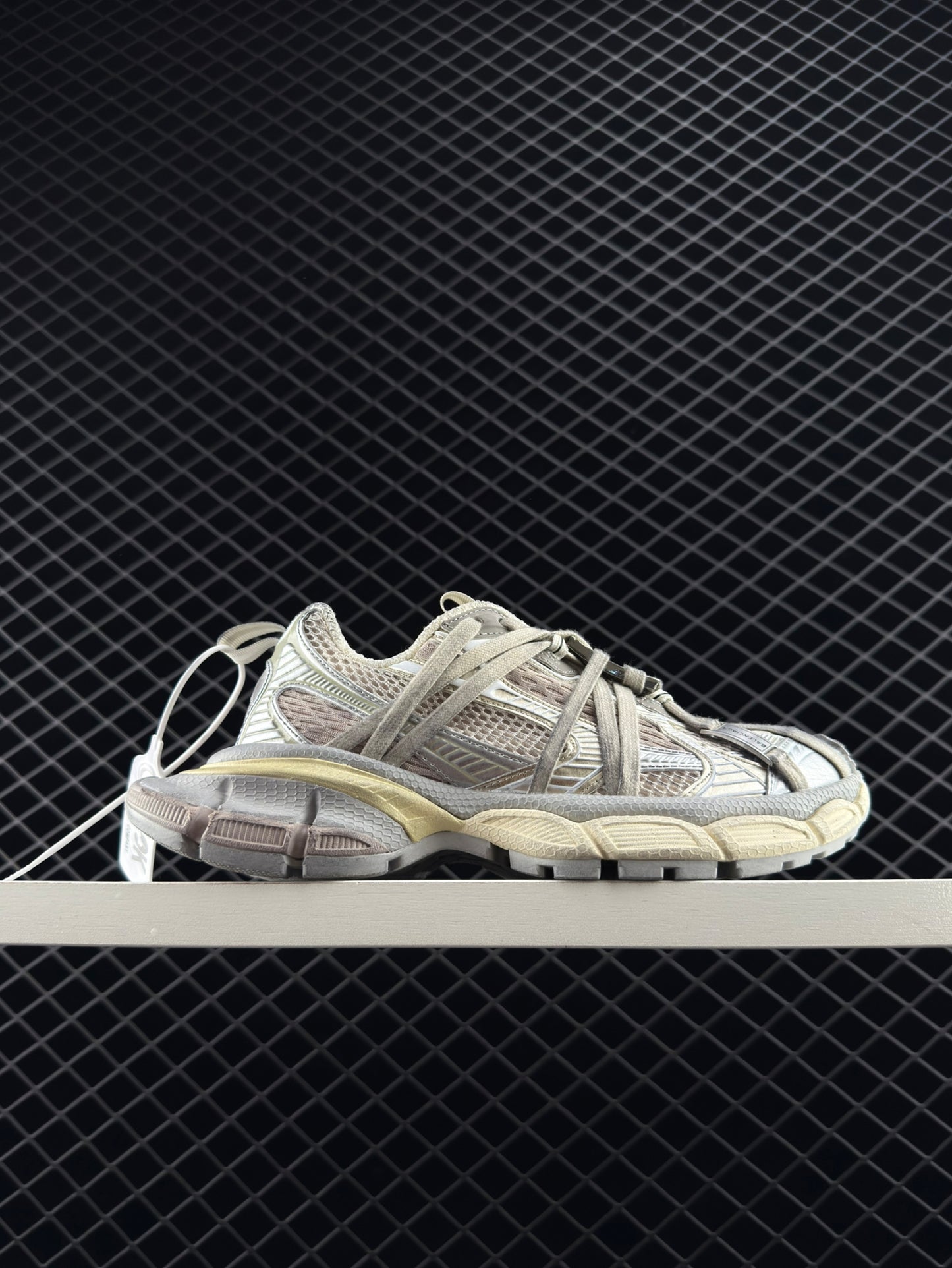 Balenciaga 3XL Extreme Lace Sneakers 3+ Low-Top Retro Trend Versatile Casual Jogging Running Shoes