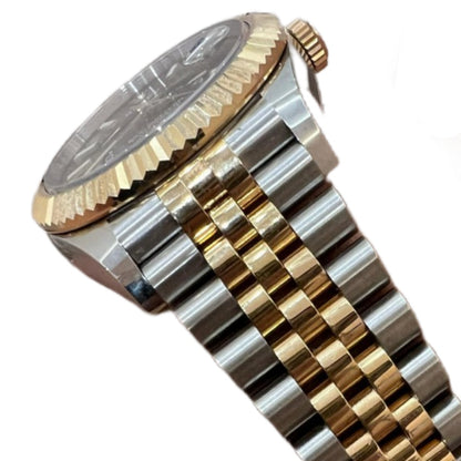 Rolex Sky-Dweller Gold Black Dial 42mm MINT Full Set Box And Paper 336938 Watch