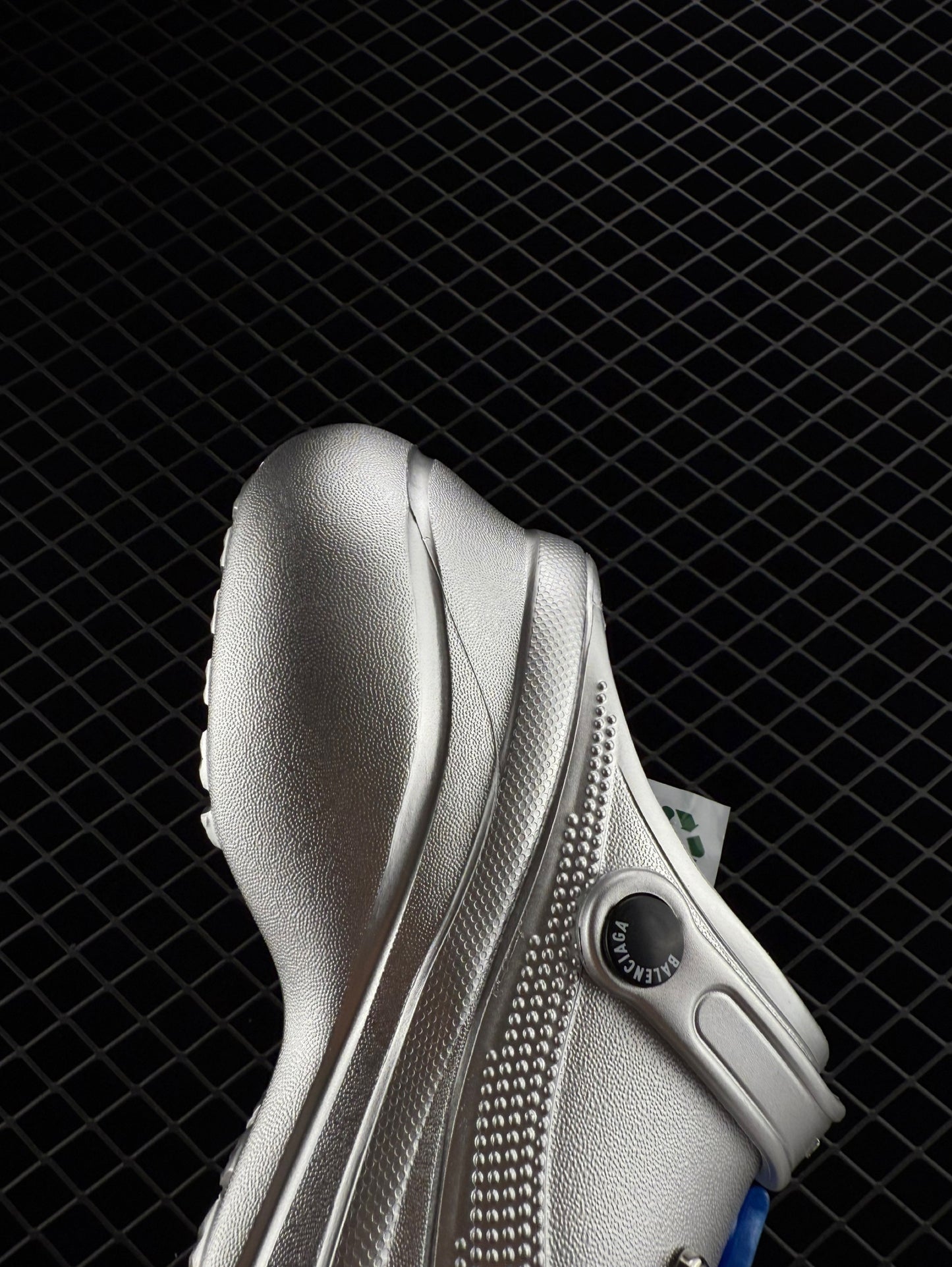 Balenciaga Silver Women's Crocs