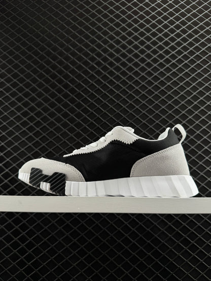 Hermes Bouncing Mesh Lace-up Round Toed Low-Top Life Casual Shoes