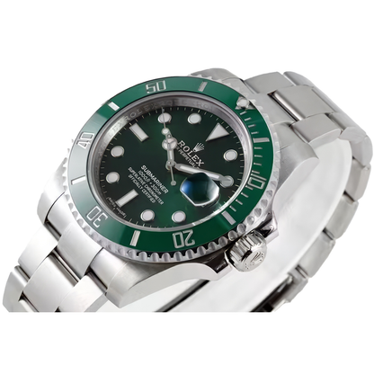 Rolex Submariner Date Steel Green Dial, Green Water Ghost Date Automatic Winding Watch