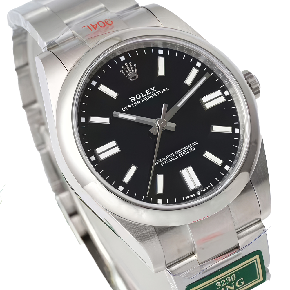 Rolex 124300 Oyster Perpetual 41 Black Dial Steel Watch