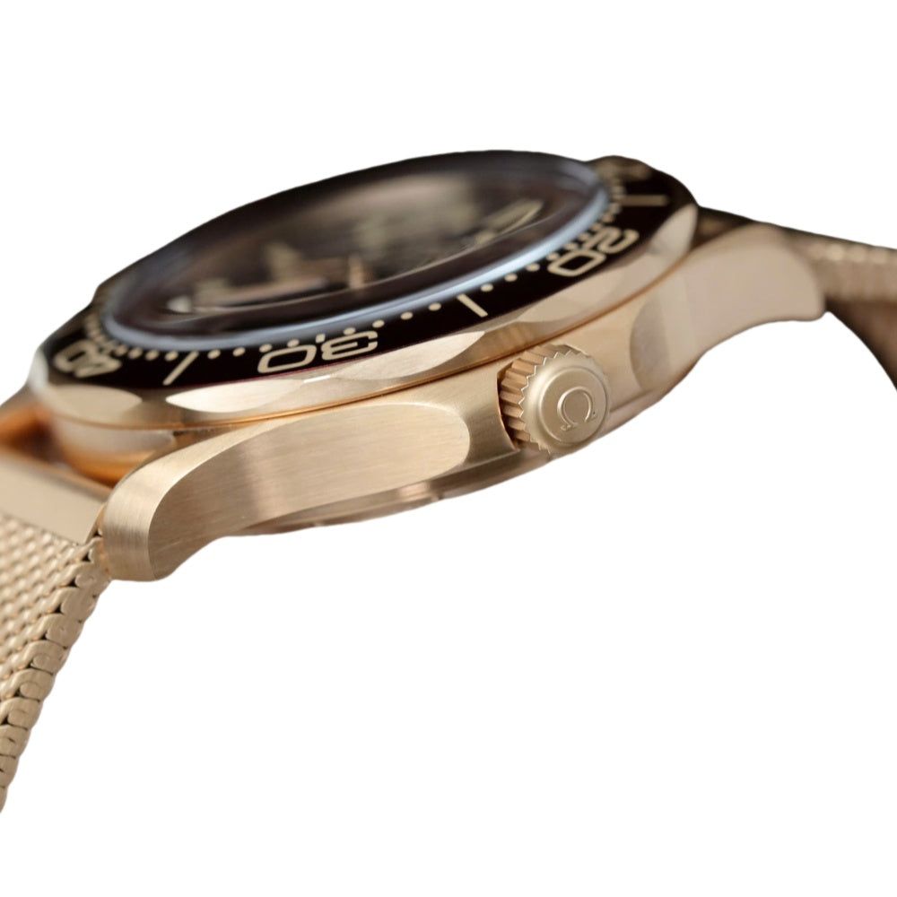 Omega Seamaster Diver Watch 300M Bronze Gold Rep 11 Pink Gold Plated Workshop VS 42mm