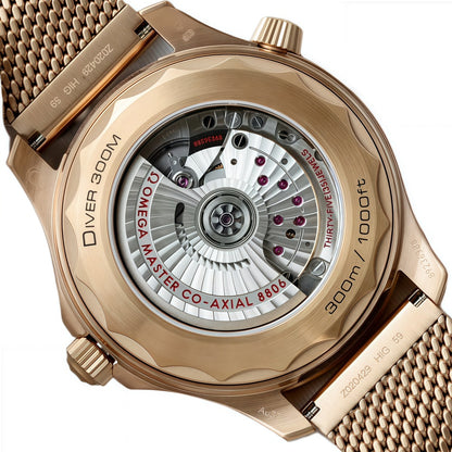 Omega Seamaster Diver Watch 300M Bronze Gold Rep 11 Pink Gold Plated Workshop VS 42mm