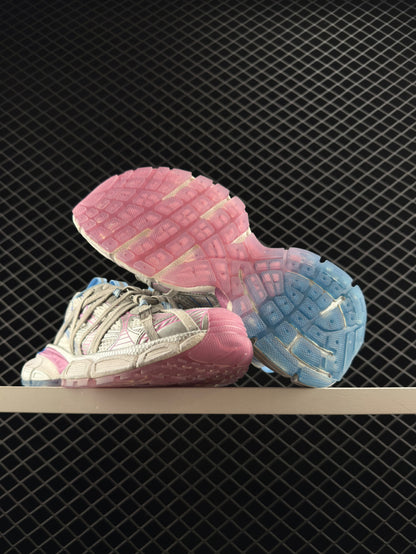 Balenciaga Taupe Mix Low Top Clunky Style Casual Jogging Running Shoes