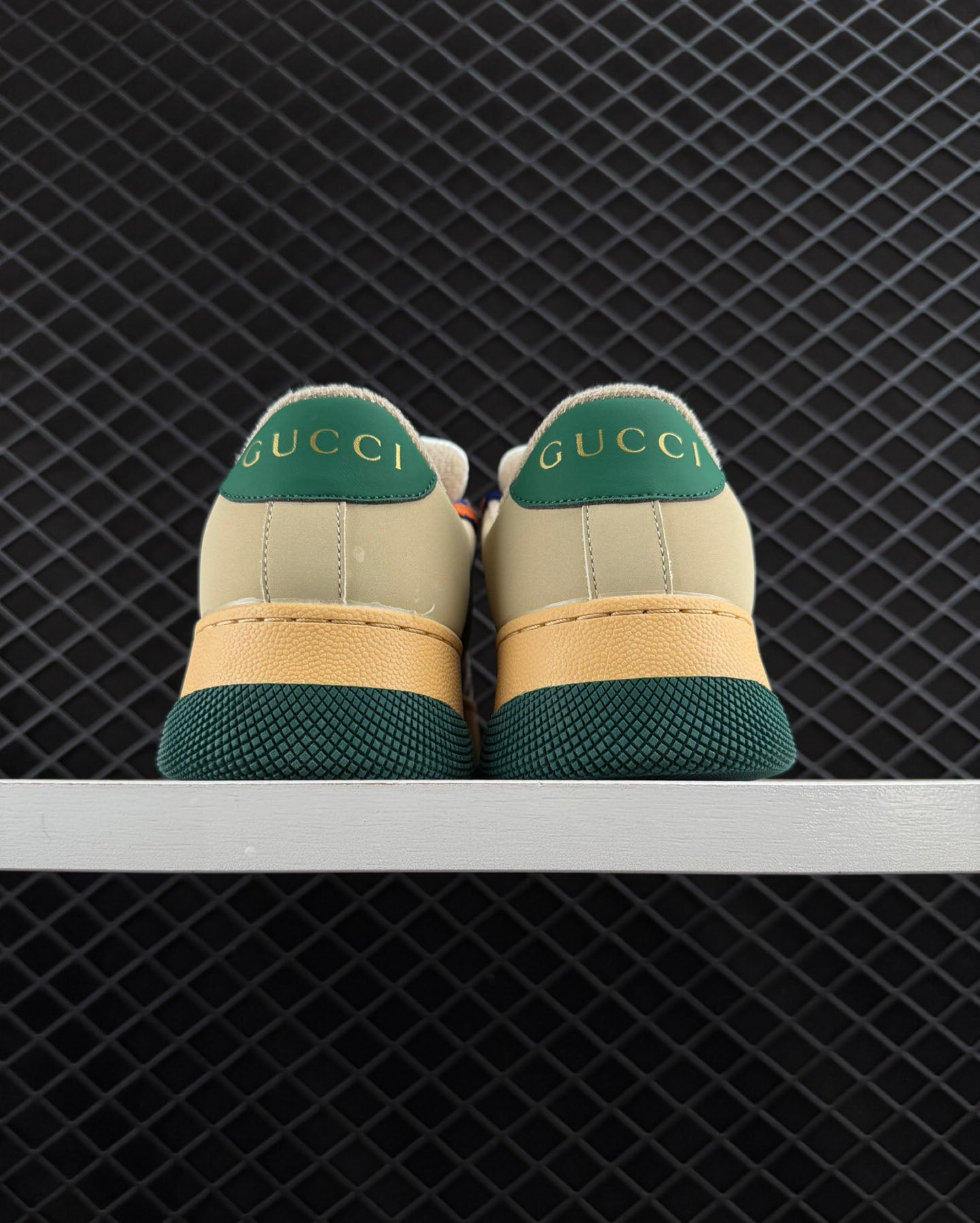 Gucci Super Soft Suede And Nubuck Calfskin Combination Sneakers