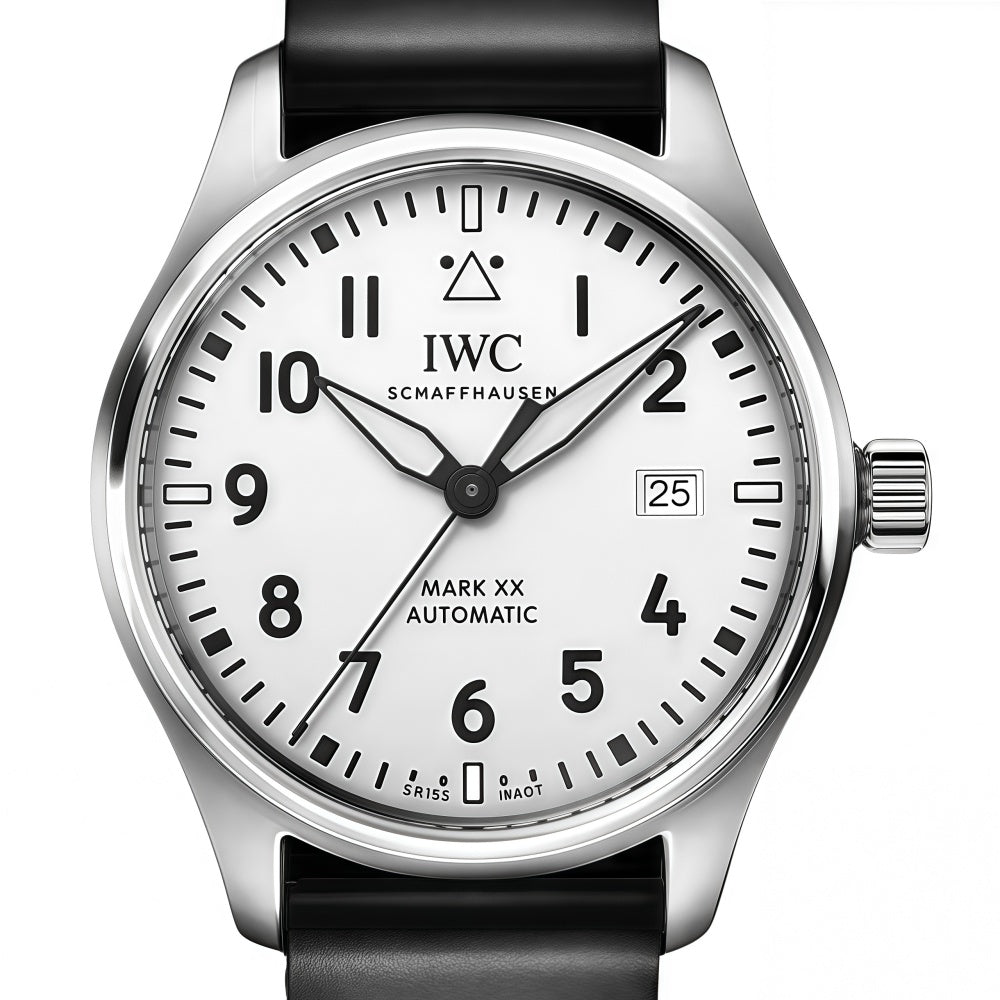 IWC Pilots Mark XX Stainless Steel IW328207 Automatic 40 mm White Watch