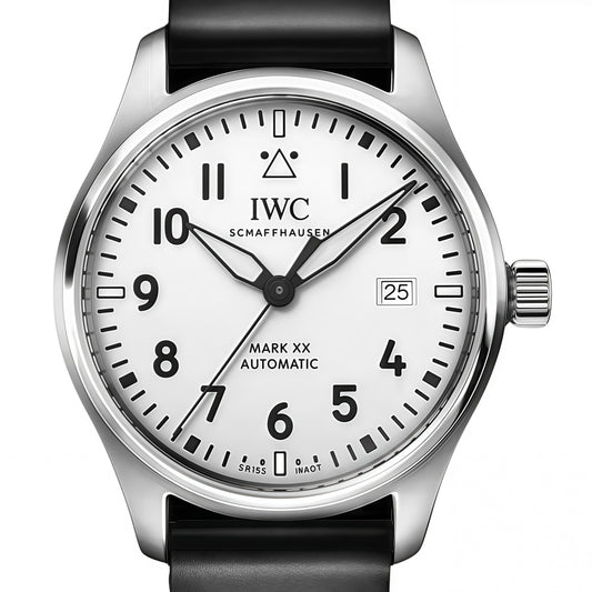 IWC Pilots Mark XX Stainless Steel IW328207 Automatic 40 mm White Watch