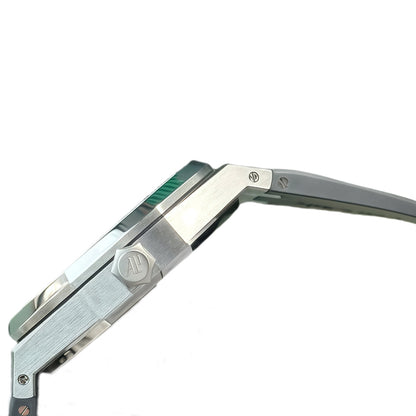 Audemars Piguet Royal Oak 41mm Wrist Watch with Black Rubber Strap