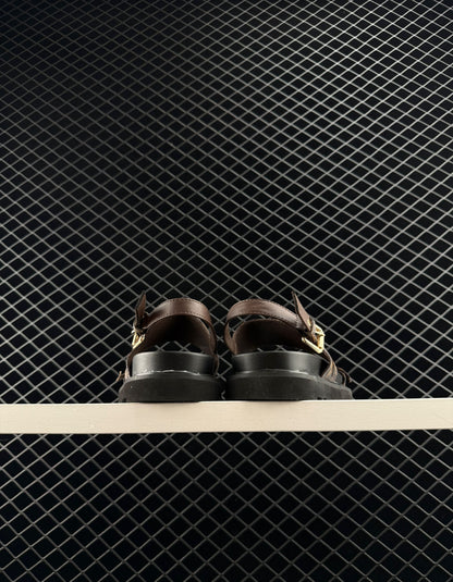 Louis Vuitton Printed Platform Elevated Casual Sandals