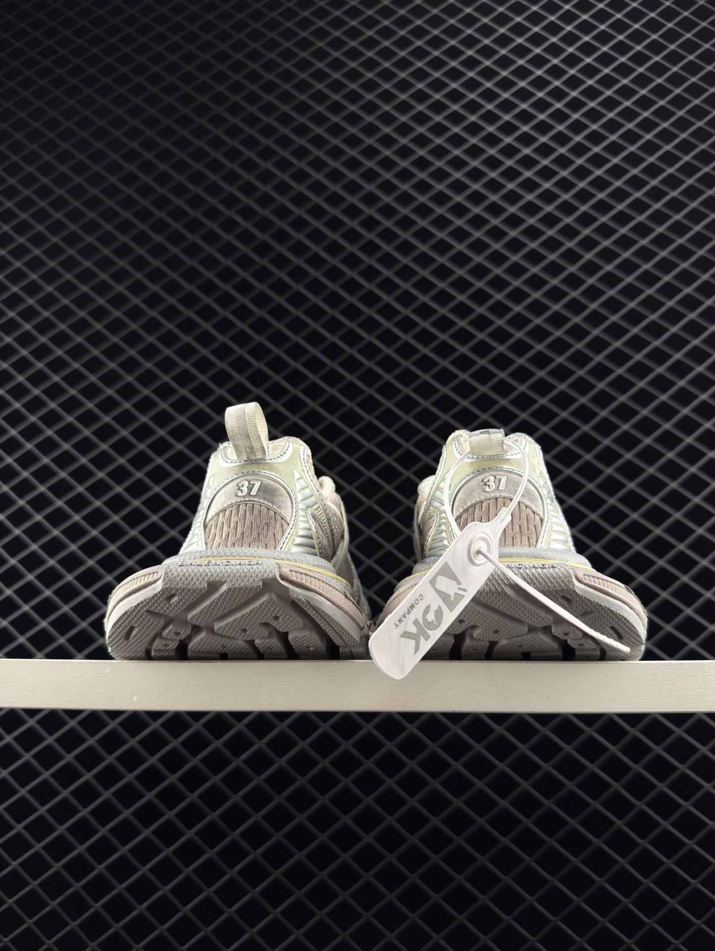 Balenciaga 3XL Extreme Lace Sneakers 3+ Low-Top Retro Trend Versatile Casual Jogging Running Shoes