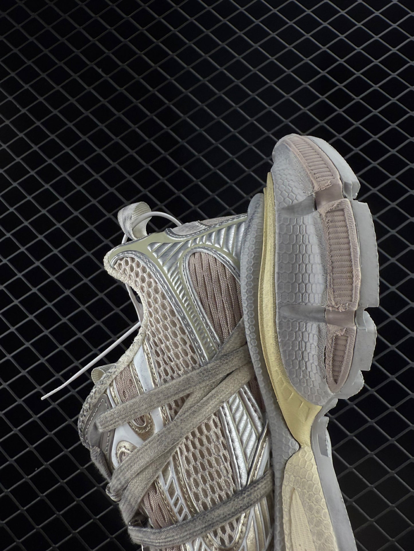 Balenciaga 3XL Extreme Lace Sneakers 3+ Low-Top Retro Trend Versatile Casual Jogging Running Shoes
