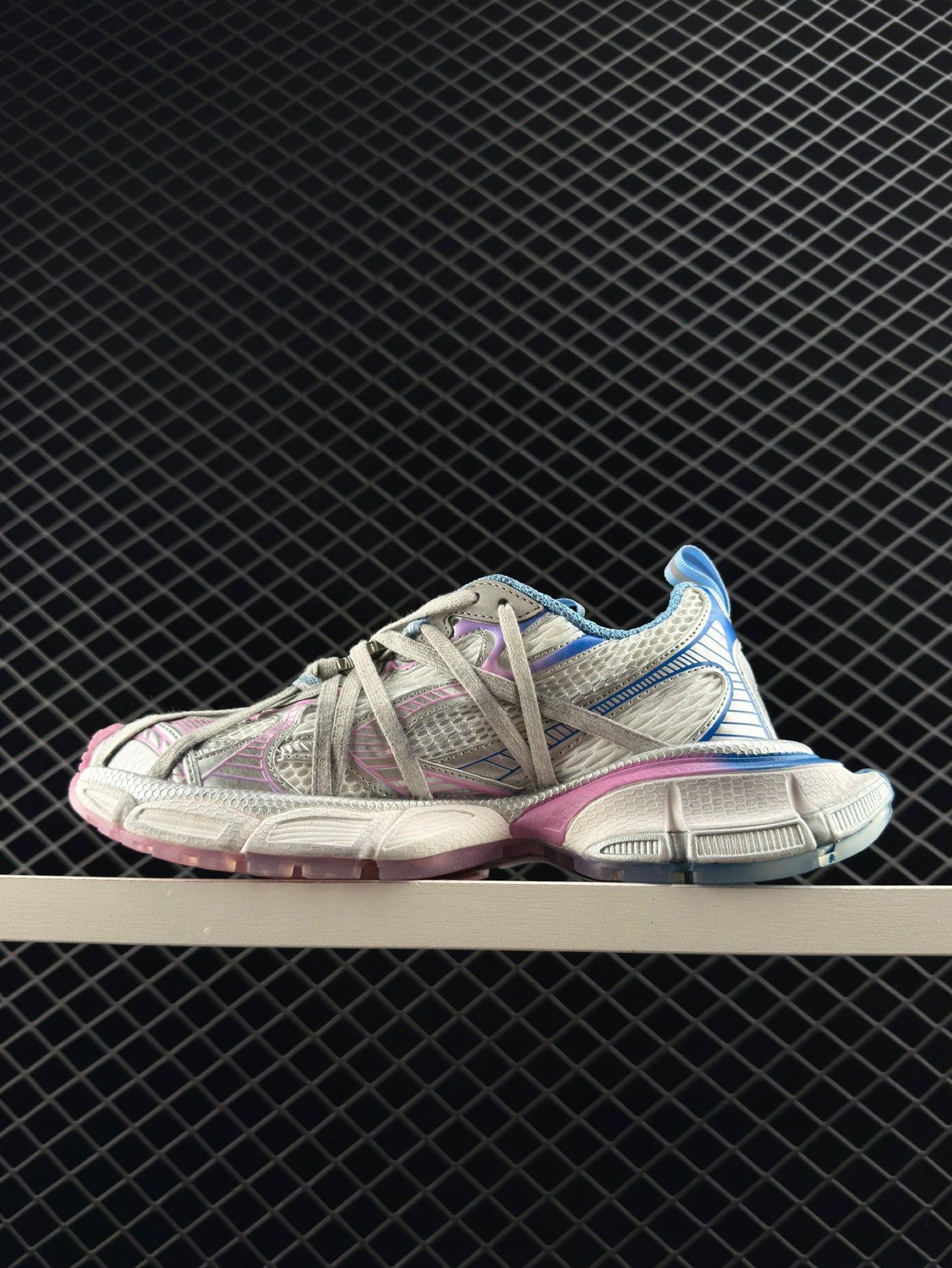 Balenciaga Taupe Mix Low Top Clunky Style Casual Jogging Running Shoes