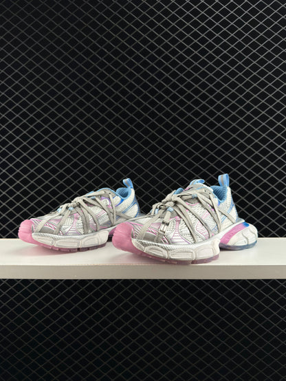 Balenciaga Taupe Mix Low Top Clunky Style Casual Jogging Running Shoes